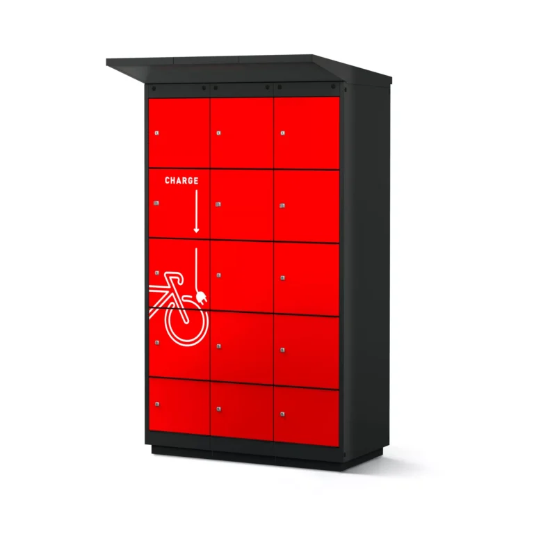 E-Bike Ladestation Spind/Schrank 12 Fächer