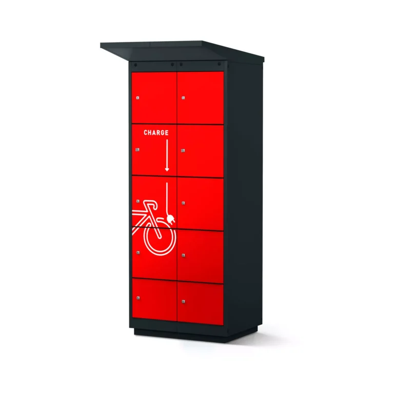 E-Bike LAdestation Spind/Schrank 8 Fächer